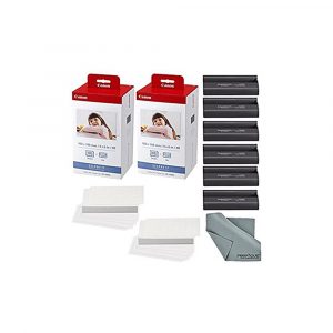 Canon KP-108IN Color Ink and Paper Set - Total of 216 Sheets and 6 Ink Cartridges